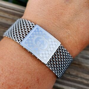 Fashion Silver Magnetic Clasp Bracelet